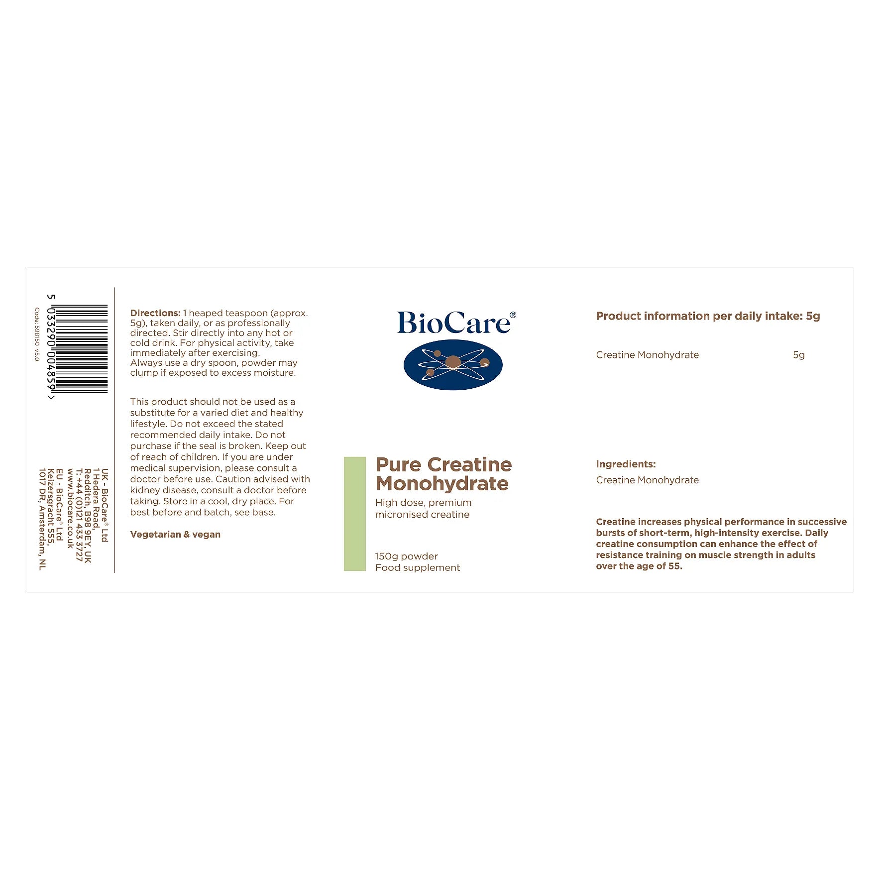 Kreatín Duft - Hreint Creatine Monohydrate